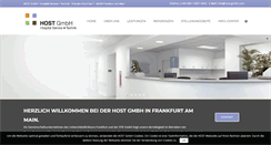 Desktop Screenshot of host-gmbh.com